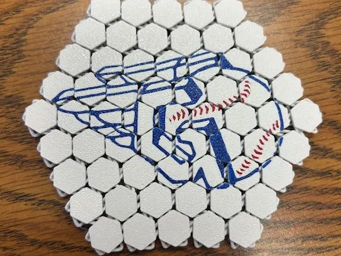 Guardians fabric coaster
