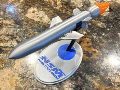 Navy Strike Missile Desk Trophy Model