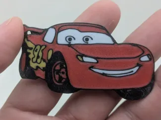 llavero de el rayo mcqueen con nombre