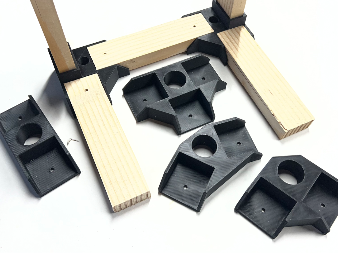 Corner Connectors for 1x2" Lumber, 7 shapes