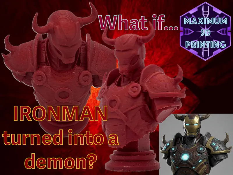 Ironman demon bust!