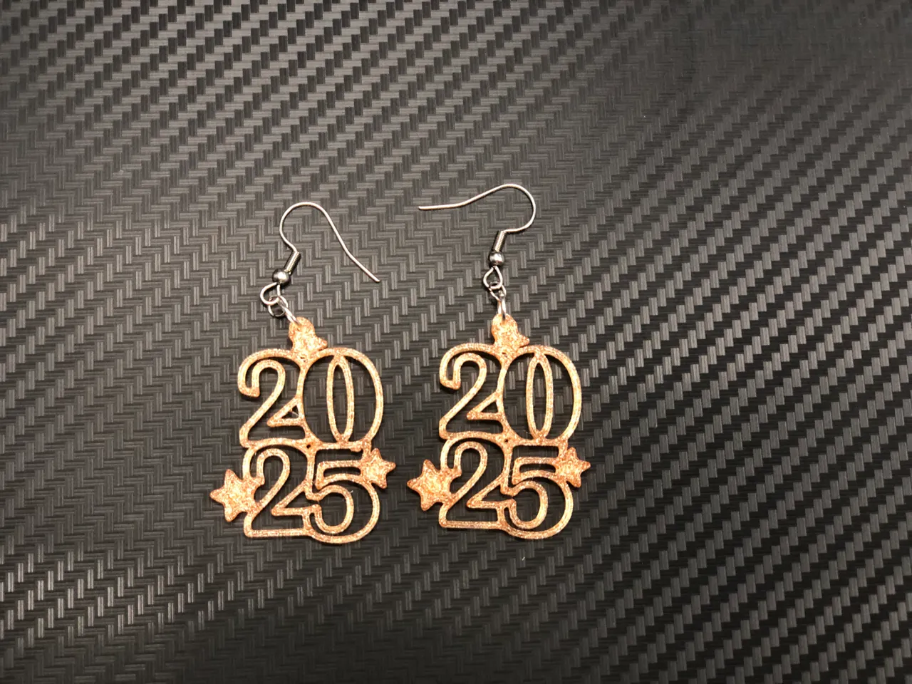 New Year 2025 Earrings view 3
