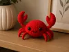 Cute Knitted Crab Decor normal size