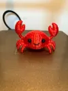 Cute Knitted Crab Decor normal size