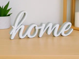 HOME Word Art Decoration