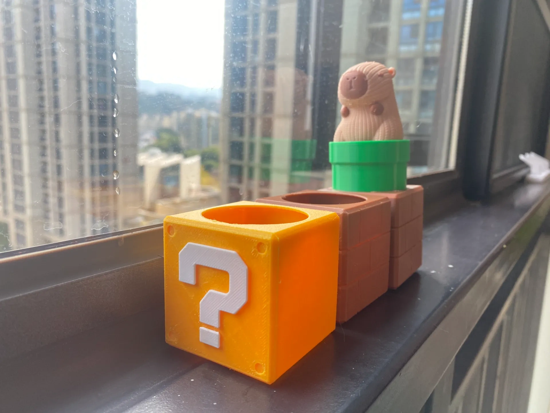 Miniatura 1 do modelo 3D 马里奥牙刷架--无支撑一体版，无需组装