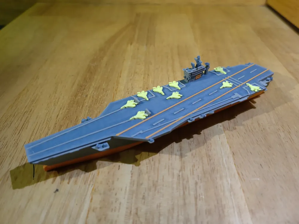 空母　模型 尼米兹级-航空母舰--长175，用料33克- 免费3D 打印模型- MakerWorld