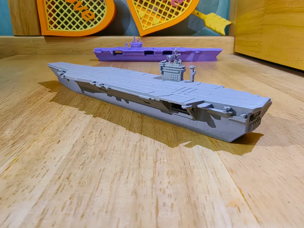尼米兹级-航空母舰--长175，用料33克- 免费3D 打印模型- MakerWorld
