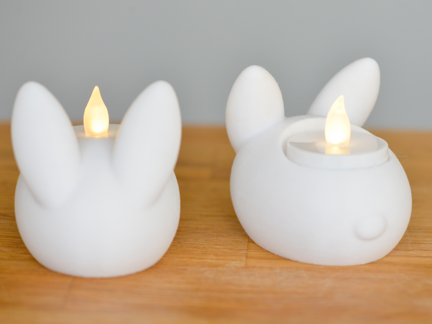 Cute Bunny Tealight Holder | Osterhase Deko