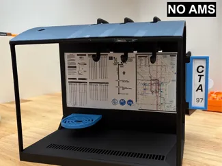 Bus stop bar organizer
