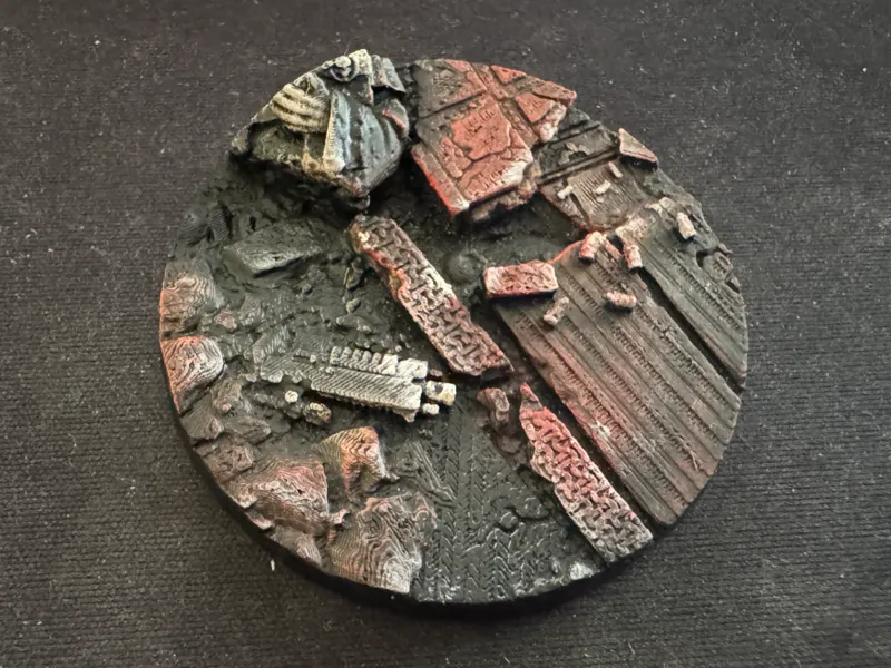 60 mm base with terrain features