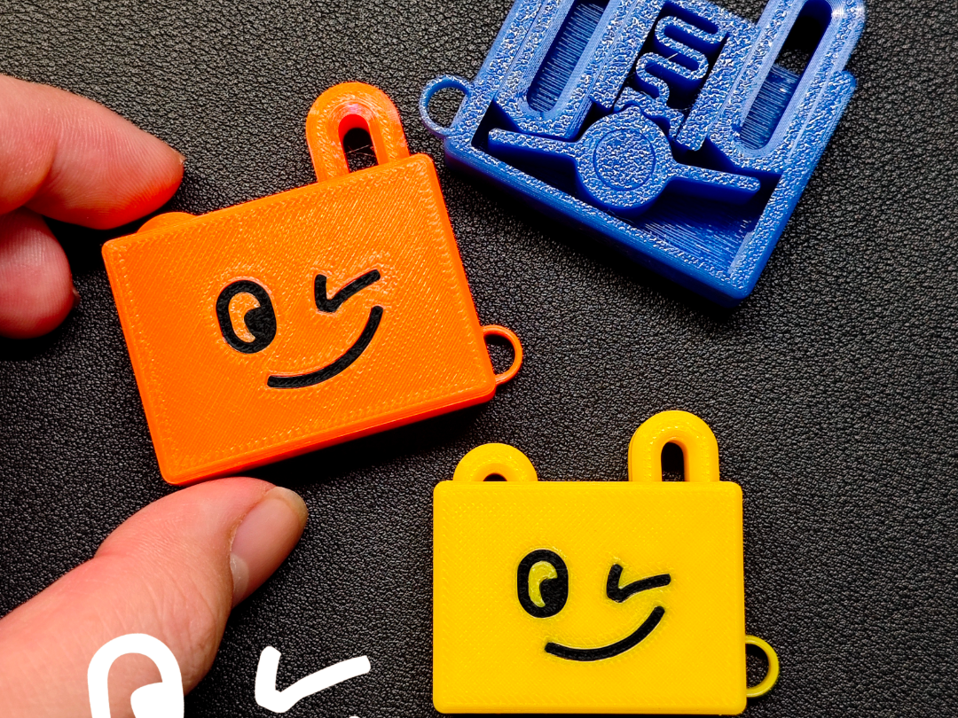 Miniatura 1 do modelo 3D 解压兔子钥匙扣EDC - Decompression rabbit keychain