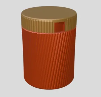 Tea can (rotating lid)