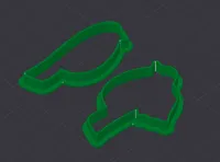 Small (5cm) 0.2mm layer, 2 walls, 15% infill
