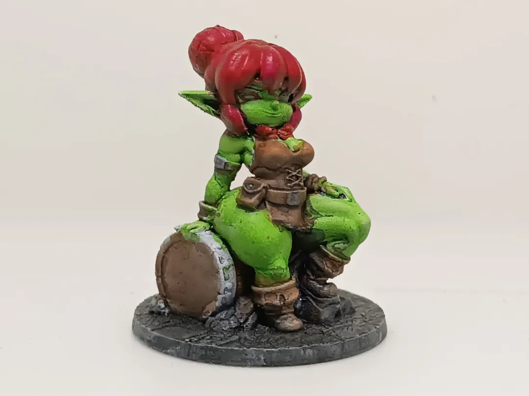 supportless goblin on barrel - Free 3D Print Model - MakerWorld