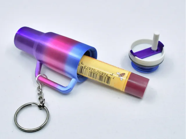 Stanley Cup Chapstick Keychain