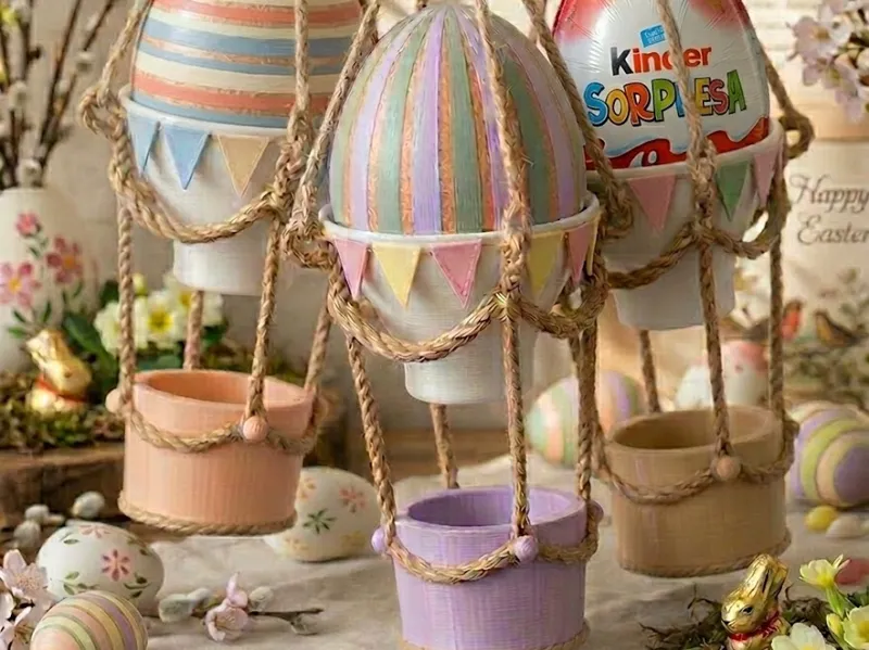 Hot Air Balloon Easter Egg Holders