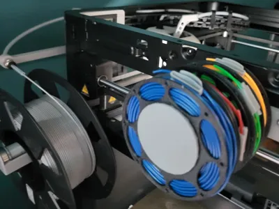 Mini spool holder side