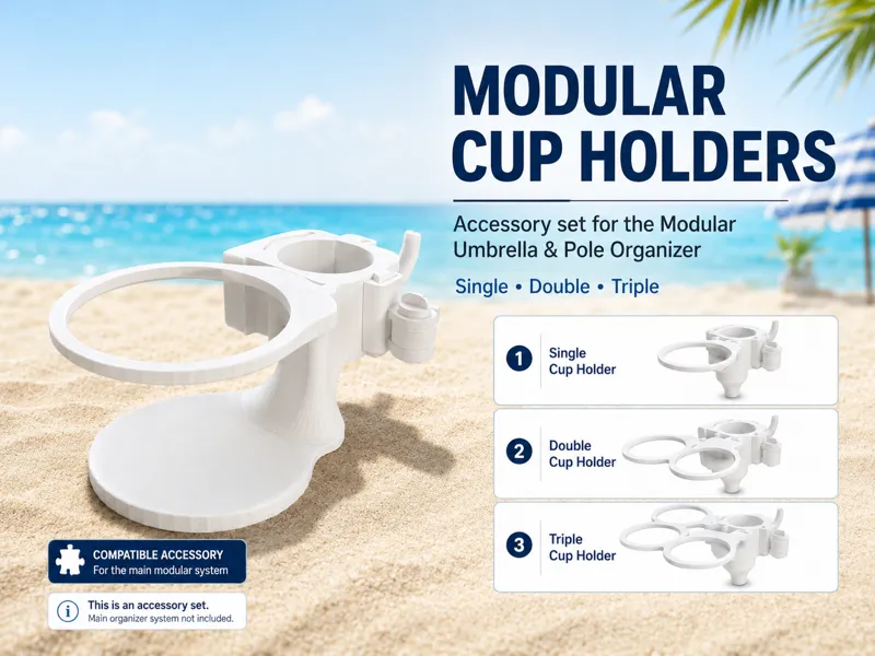 Modular Cup Holders – Single Double Triple