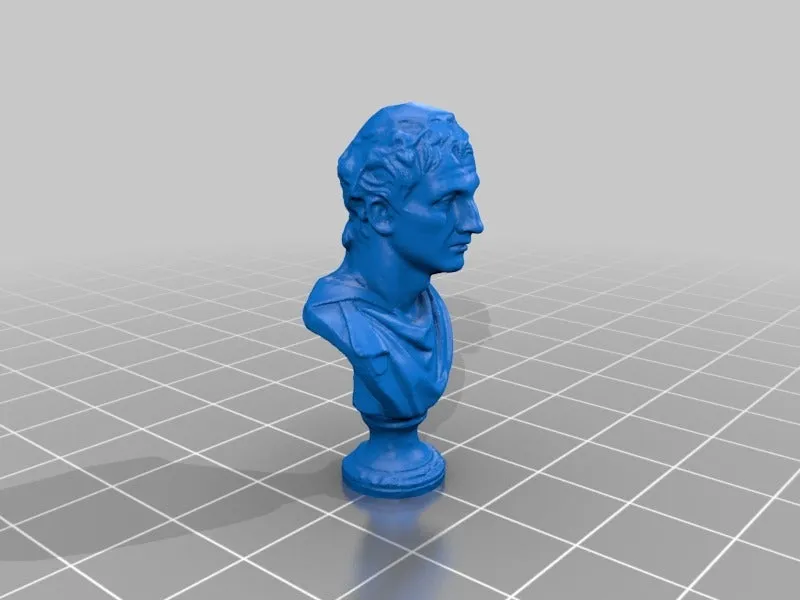 Marble portrait of the Greek playwright Menander by TheNewHobbyist ...