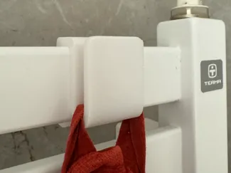 Towel hanger compatible with Terma heater