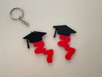 Class of 2027 Grad Cap Keychain