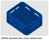 CR2032 Battery beer crate