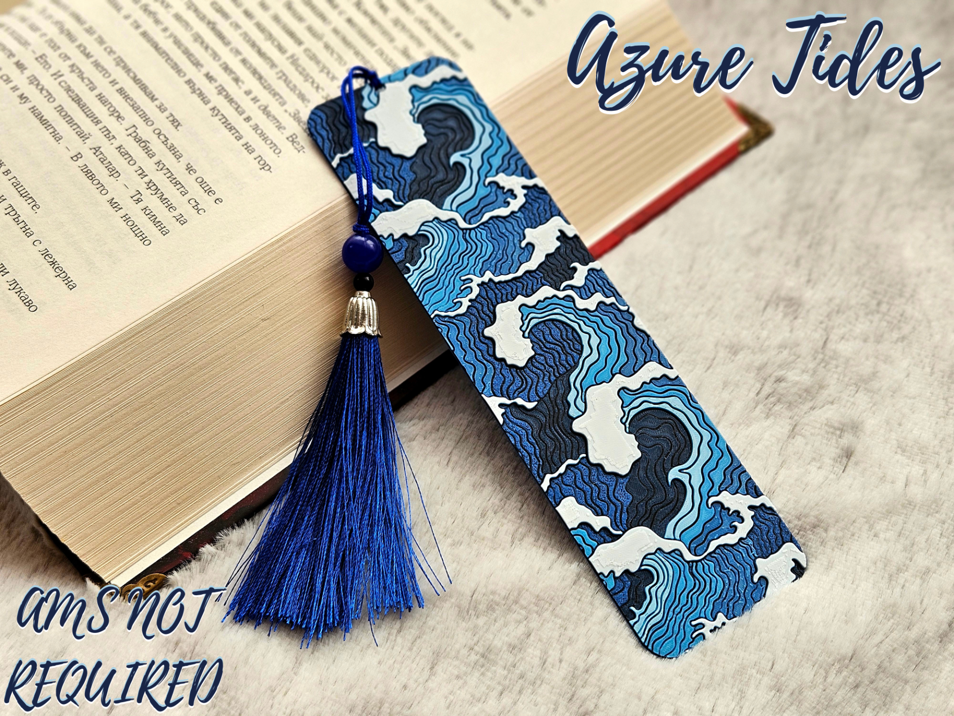 Azure Tides - Bookmark