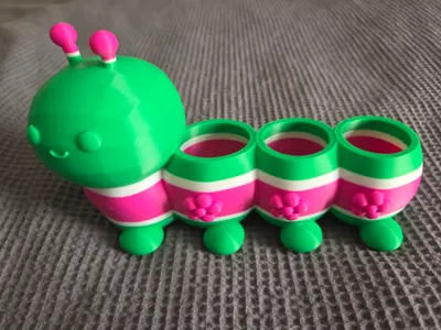 Mini Caterpillar Crayon Holder