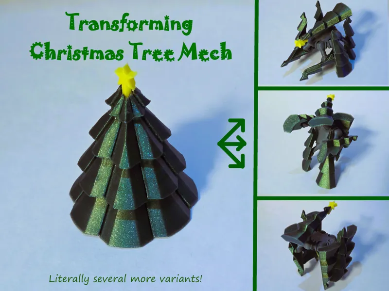 Transforming Christmas Tree Mech