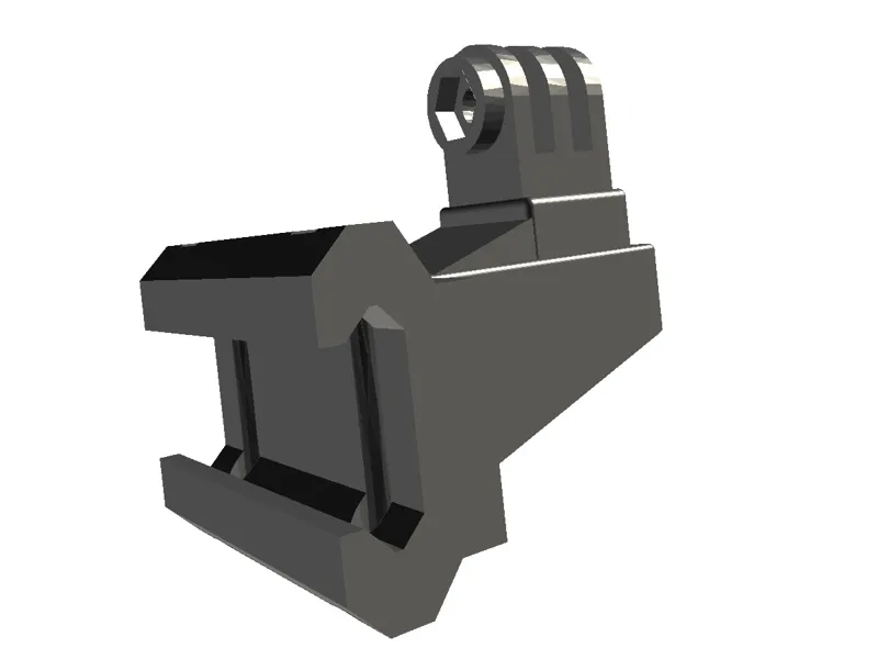 Gopro Action cam mount rail Airsoft 