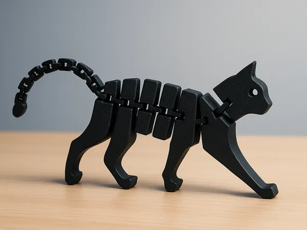 Chat articulé flexible