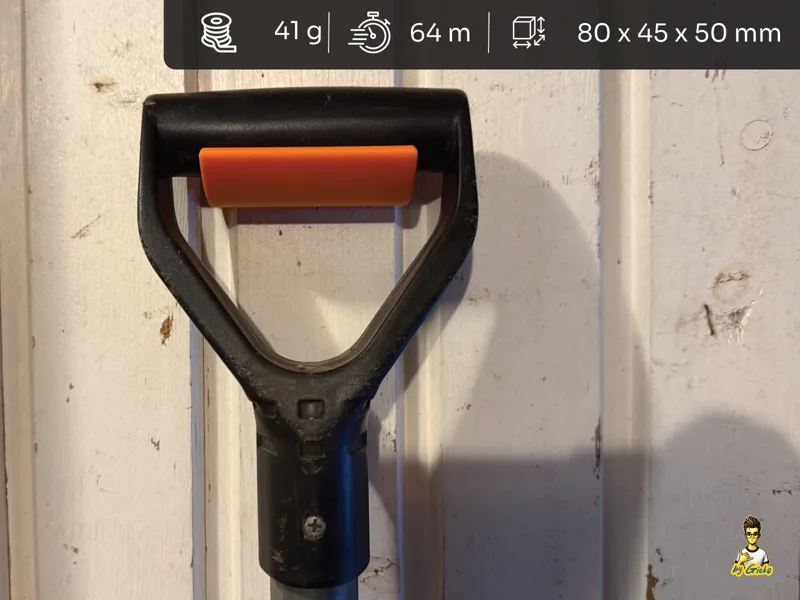 Minimal D-Handle Tool Wall Mount
