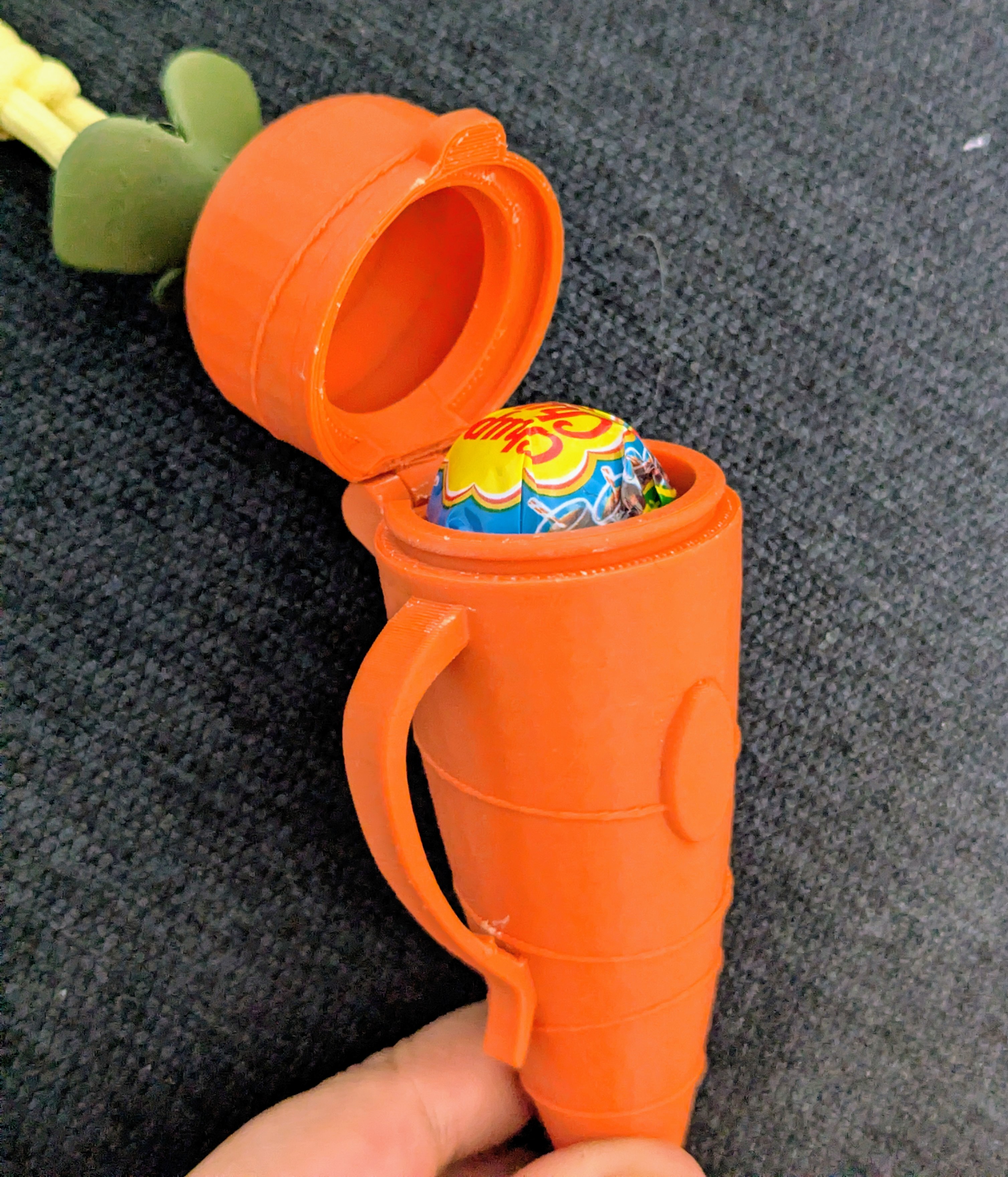 Miniatura 4 do modelo 3D 疯狂动物城2丨胡萝卜录音笔棒棒糖糖果盒零钱盒