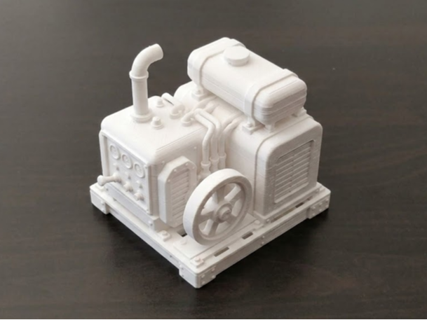 Old Industrial Generator