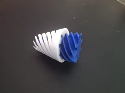 spiral cone passtrough