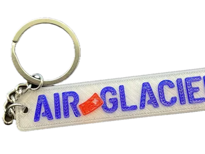 Air Glaciers Keyring