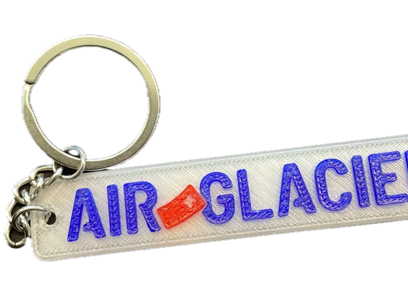 Air Glaciers Keyring