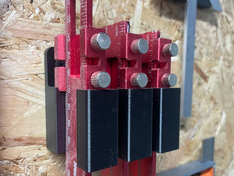 Compact slide ruler holder