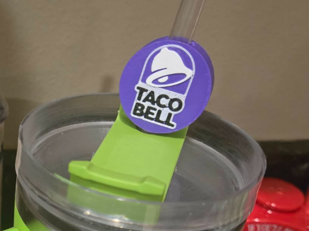 Taco Bell Straw Buddy Charm