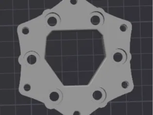 Moza wheel adapter Ø55 to Ø70