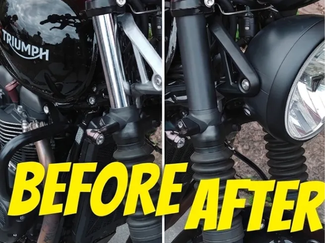 Triumph Speed Twin / Street Twin Upper Fork Covers