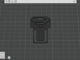 Superman logo bookmark