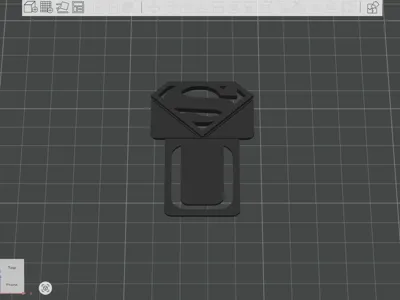 Superman logo bookmark