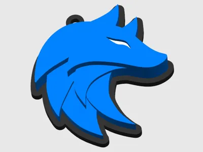 Wolf Keychain by halSMic