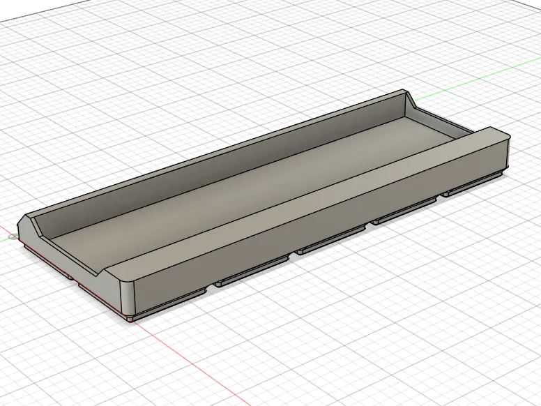 Gridfinity SMD Magazine Storage Rail