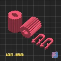 Chunky Aglet - Ribbed