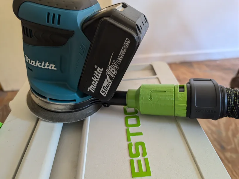Makita 22mm festool vacuum adapter DBO180Z, BO5041