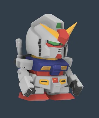Chibi Gundam RX-78 Unleashed