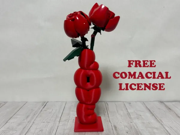Vase typographique LOVE
